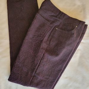Gloria Vanderbilt Jeans, Purple Sz 6